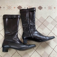ブーツ 35インチ 黒の画像
