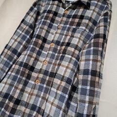 ZARA 長袖シャツ スウェット M ボタンダウン ジャンク品