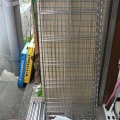 メタルラック　３段　横幅１２０サイズ　他にもメタルラック出品中です
