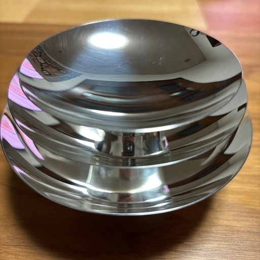 純銀製三重盃