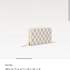 ルイヴィトン　ダミエアズール長財布の画像
