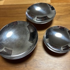 純銀製三重盃の画像