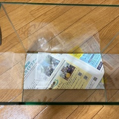 中古　GEX AQUARIUM グラステリア30フレームレス水槽W30×D20×H25cmの画像