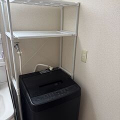 【【引き取り予定者あり】　ランドリーラック　※6/10 まで（再...