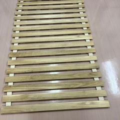 「お取引決定」ベッド シングル 丸めてしまえる檜すのこベッド