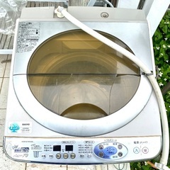 サンヨー洗濯機　容量7kg 電源は入るが無作動