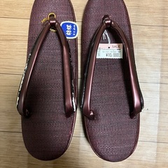 【未使用】草履　フリーサイズ　剥がれあり