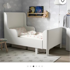 IKEA 伸縮ベッド セミシングルの画像