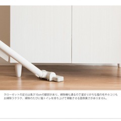 美品✨白木製・猫　トイレ家具の画像