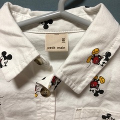 petit main  ミッキーブラウスの画像