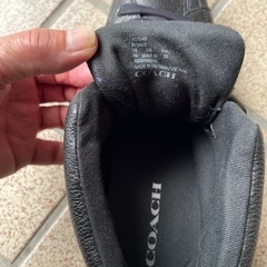 COACHレザーシューズ24.5から25の画像