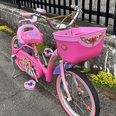 ＜超美品＞ディズニー 可愛い💕プリンセス 16インチ子供用自転車の画像
