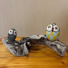 フクロウの置物　オブジェ　