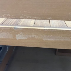 中古、傷ありロフトベッドと本棚の画像