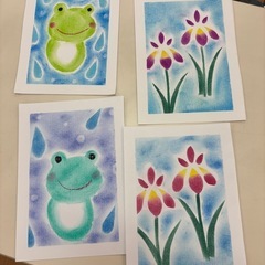 季節のパステル画レッスンの画像