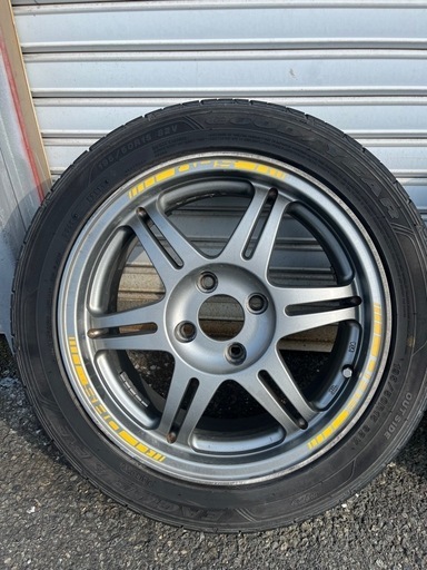 ホイール　ダウンヒルスペシャルDHS 15インチ　6.5j +43 グッドイヤータイヤ195/50R15 ロードスターに