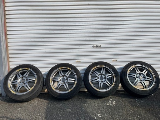 ホイール　ダウンヒルスペシャルDHS 15インチ　6.5j +43 グッドイヤータイヤ195/50R15 ロードスターに