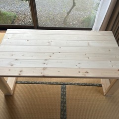 ハンドメイド ローテーブル