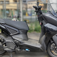 YAMAHA　Xforce　ヤマハ　Xフォース　走行距離少　黒　シールドカスタムの画像
