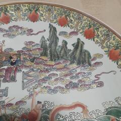 中国大皿、飾り皿、置物61センチ(0円商品あります)の画像