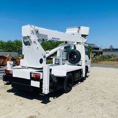 いすゞ エルフ 高所作業車 SK126 スカイマスター 12.5m ブーム・車検付・61384Km・特定自主点検付・4HF1エンジン・税込み・お値下げ可能の画像