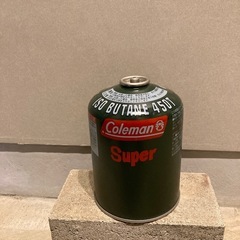 中古　コールマン　coleman 純正イソブタンガス燃料　ランタン