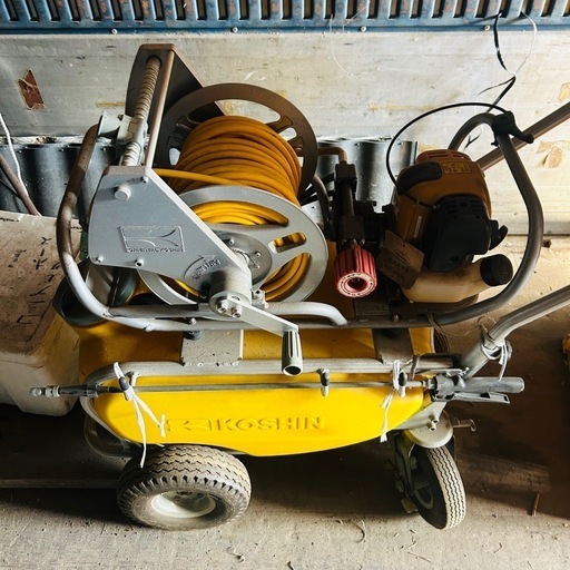 コーシン工業　農機具 肥料撒き機 エンジン農薬散布機 エンジン除草剤散布機 エンジンコンプレッサー一式