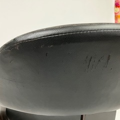 半額以下！🉐カウンターに合う！回転椅子　ブラック　中古の画像