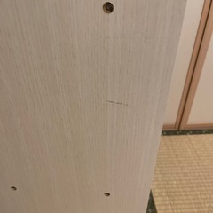 【お譲り先決定済】連結できるカラーボックス Nカラボ レギュラー 3段(ホワイトウォッシュ)  の画像
