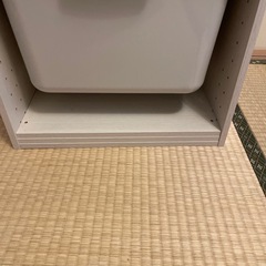 【お譲り先決定済】連結できるカラーボックス Nカラボ レギュラー 3段(ホワイトウォッシュ)  の画像