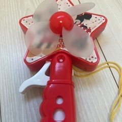 手動扇風機　霧がでます　ミッキーマウス