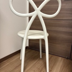 【美品】Francfranc NIKA ZUPANCリボンチェア（ホワイト）の画像