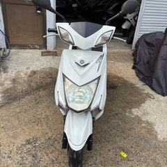 【YAMAHA シグナス125X SR】　小型 人気ホワイト　 ...