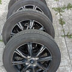 超美品155/65r13タイヤホイール