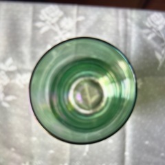 パステルカラーのグラス。の画像