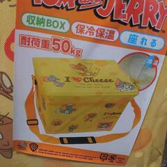 新品未開封 トムとジェリー座れる収納BOX 保冷保温