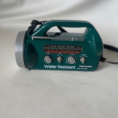 AM/FMラジオ 付き 懐中電灯 WISH・BORN サイレン付...
