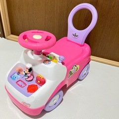 ミニーちゃん キッチン 足蹴り車 コンビカー　キッズカー