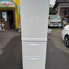 値引◾️三菱3ドアー冷蔵庫370L良く冷えます、自動製氷機付き◾️