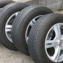 タイヤ、アルミホイールのセット　夏タイヤ　１８５／６５R１５　5穴　