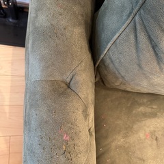 関家具　レザーテックスソファーの画像