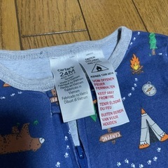 つなぎ　キャンプ柄の画像