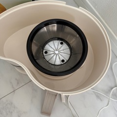 TESCOM PALCOOKIN スクロール型ジューサー TJ9 ホワイト の画像