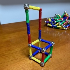 知育玩具　マグネット　ブロックの画像