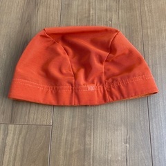 中古★水泳帽★オレンジ