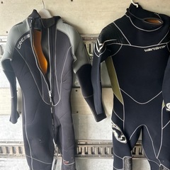 サーフボード　ファンボード　ウェットスーツ3着セットの画像