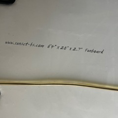 サーフボード　ファンボード　ウェットスーツ3着セットの画像