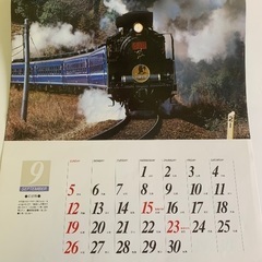 1982年 SL 国鉄 カレンダー D51 シール付きの画像