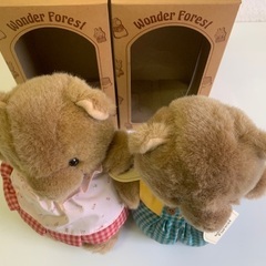 wonder forest ベア クマ ぬいぐるみ 2体セットの画像