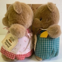 wonder forest ベア クマ ぬいぐるみ 2体セットの画像